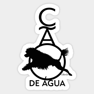 Portuguese Water Dog Diving Cao de Agua Sticker